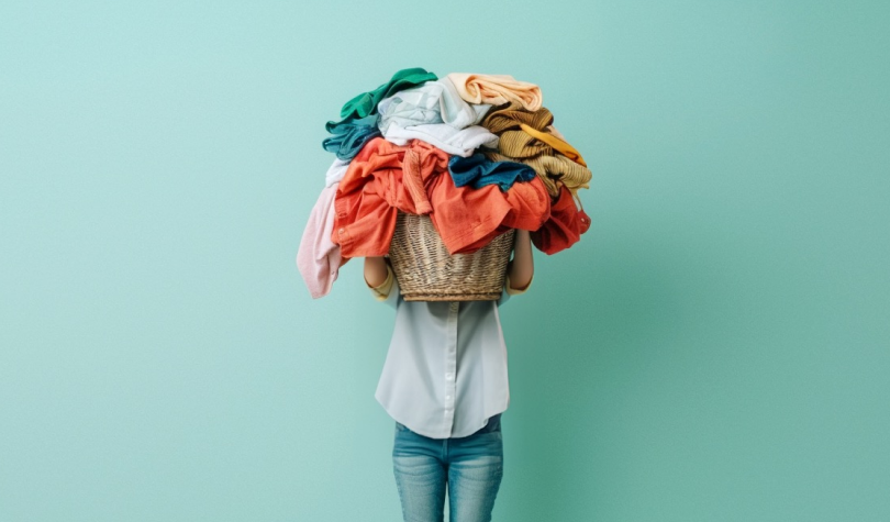 basket of laundry